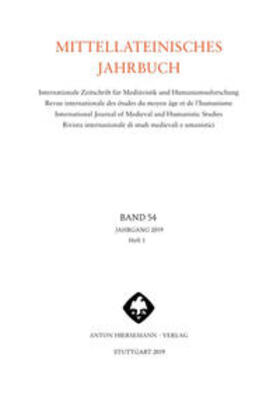 Mittellateinisches Jahrbuch. Internationale Zeitschrift für Mediävistik und Humanismusforschung