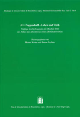 J. C. Poggendorff - Werk und Leben.