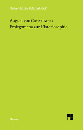Prolegomena zur Historiosophie