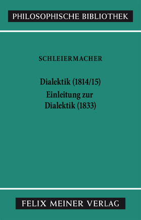 Dialektik (1814/15) / Einleitung zur Dialektik (1833)