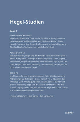 Hegel-Studien / Hegel-Studien