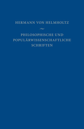 Philosophische und populärwissenschaftliche Schriften 3 Bände
