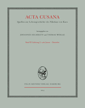 Acta Cusana Band III, Lieferung 2