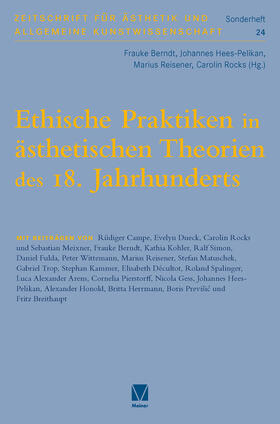 Ethische Praktiken in ästhetischen Theorien des 18. Jahrhund