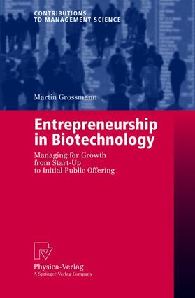 Entrepreneurship in Biotechnology