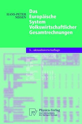 Das Europäische System Volkswirtschaftlicher Gesamtrechnungen