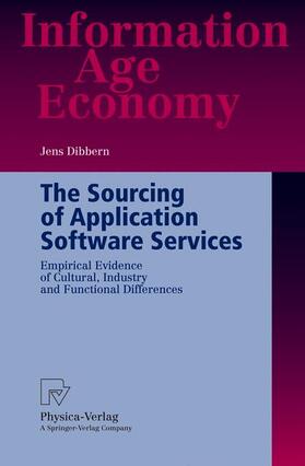 The Sourcing of Application Software Services