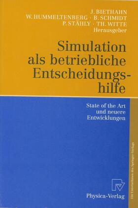 Simulation als betriebliche Entscheidungshilfe