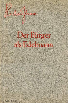 Der Bürger als Edelmann