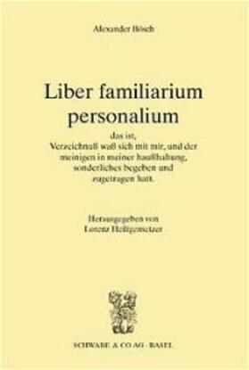 Liber familiarium personalium