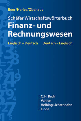 Schäfer Wirtschaftswörterbuch Finanz- und Rechnungswesen