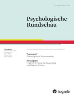 Psychologie und Wissensmedien