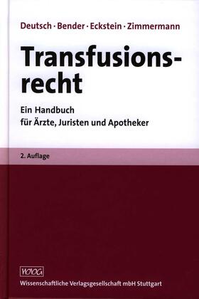 Deutsch: Transfusionsrecht