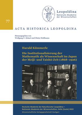Die Institutionalisierung der Mathematik als Wissenschaft im Japan der Meiji- und Taish¿-Zeit (1868-1926)