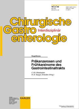 Präkanzerosen und Frühkarzinome des Gastrointestinaltrakts