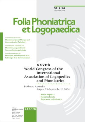 International Association of Logopedics and Phoniatrics