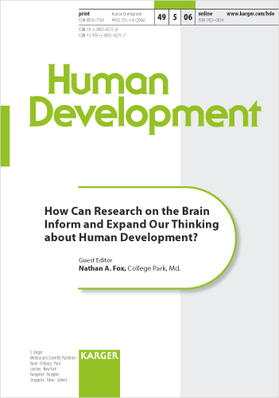 How Can Research on the Brain Inform and Expand Our Thinking about Human Development?