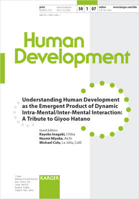 Understanding Human Development as the Emergent Product of Dynamic Intra-Mental/Inter-Mental Interaction: A Tribute to Giyoo Hatano