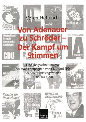 Von Adenauer zu Schröder ¿ Der Kampf um Stimmen