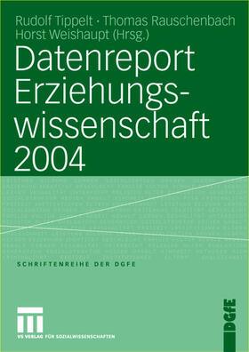 Datenreport Erziehungswissenschaft 2004