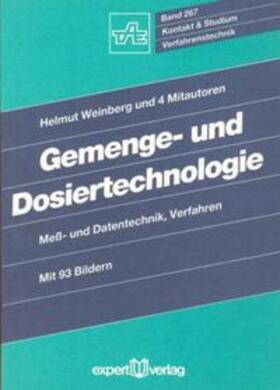 Weinberg, H: Gemenge- und Dosiertechnologie