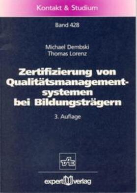 Zertifizierung von Qualitätsmanagementsystemen bei Bildungsträgern