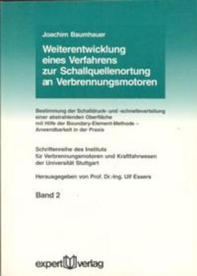 Weiterentwicklung eines Verfahrens zur Schallquellenortung an Verbrennungsmotoren