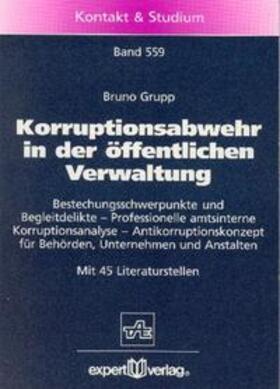 Grupp, B: Korruptionsabwehr