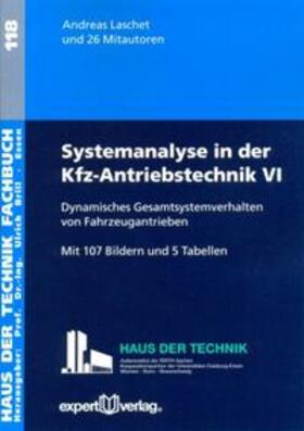 Systemanalyse in der Kfz-Antriebstechnik, VI: