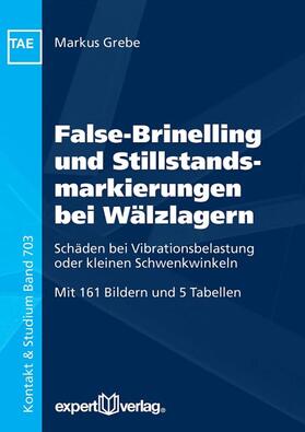 False-Brinelling und Stillstandsmarkierungen bei Wälzlagern