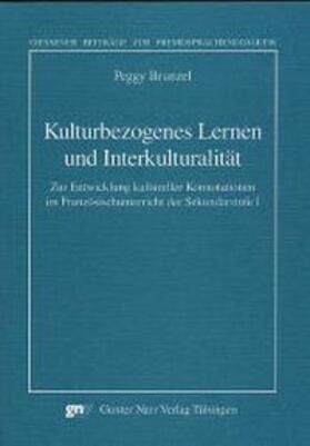 Kulturbezogenes Lernen und Interkulturalität