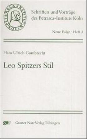 Leo Spitzers Stil