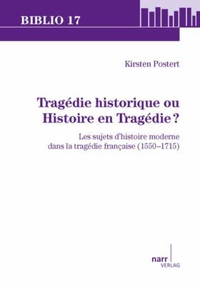 Tragédie historique ou Histoire en Tragédie?