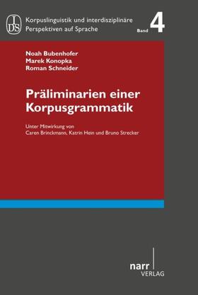 Präliminarien einer Korpusgrammatik