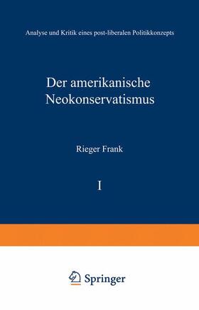 Der amerikanische Neokonservatismus