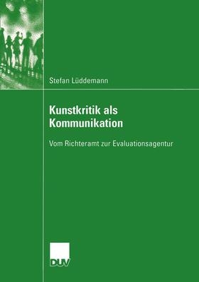 Kunstkritik als Kommunikation