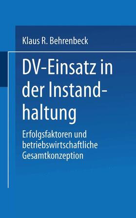 DV-Einsatz in der Instandhaltung