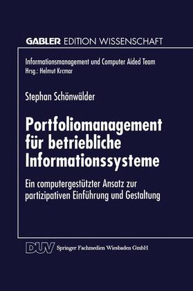 Portfoliomanagement für betriebliche Informationssysteme