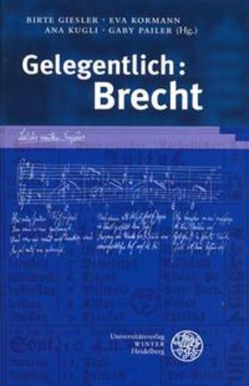 Gelegentlich: Brecht
