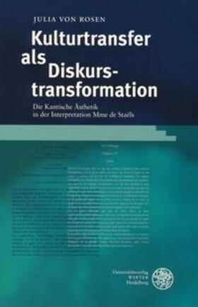 Kulturtransfer als Diskurstransformation