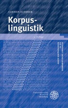 Scherer, C: Korpuslinguistik