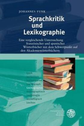 Funk, J: Sprachkritik und Lexikographie