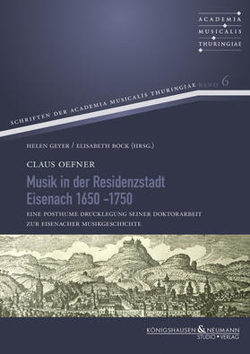 Musik in der Residenzstadt Eisenach 1650–1750