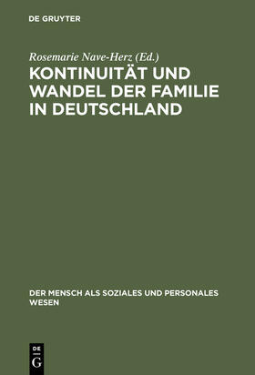 Kontinuität und Wandel der Familie in Deutschland