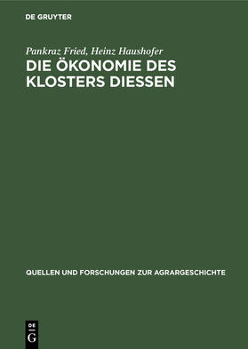 Die Ökonomie des Klosters Diessen