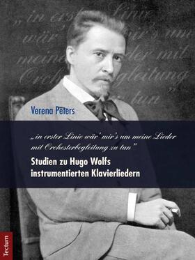 "in erster Linie wär' mir's um meine Lieder mit Orchesterbegleitung zu tun" Studien zu Hugo Wolfs instrumentierten Klavierliedern