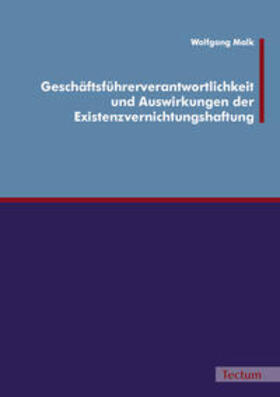 Geschäftsführerverantwortlichkeit und Auswirkungen der Existenzvernichtungshaftung