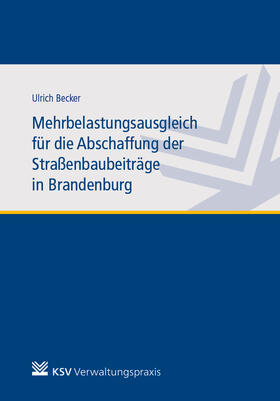 Becker, U: Mehrbelastungsausgleich für die Abschaffung