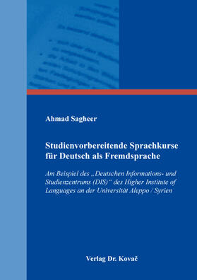 Studienvorbereitende Sprachkurse für Deutsch als Fremdsprache