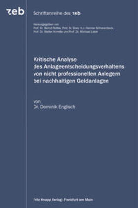 Kritische Analyse des Anlageentscheidungsverhaltens von nicht professionellen Anlegern bei nachhaltigen Geldanlagen